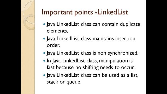 ARRAYLISTS , LINKED LIST COLLECTIONS IN JAVA смотреть онлайн