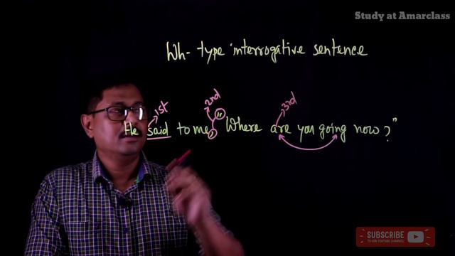 How to change narration of Interrogative sentence (Direct speech to Indirect speech) смотреть онлайн