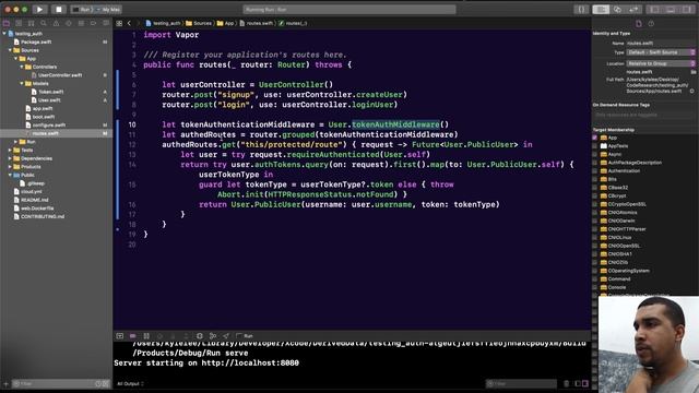 Learning Authentication for Vapor & Swift смотреть онлайн