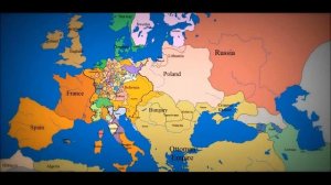 Европа на карте
