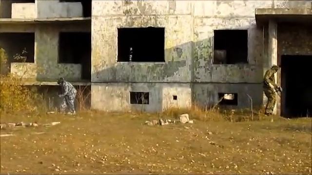 Бой на фоне разбора полетов 18+ 12102014 Пейнтбол в Самаре площадка Мертвый город Водино смотреть онлайн