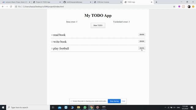 cs50 mobile react native (project 0) смотреть онлайн