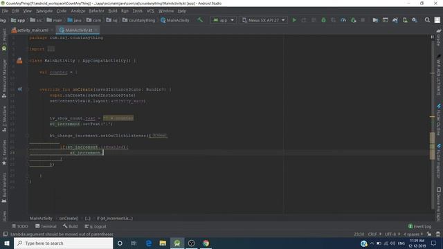 Android App Project : Count Anything App in Android Kotlin смотреть онлайн