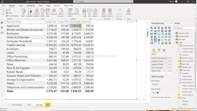 Power BI Median and Medianx DAX Function смотреть онлайн
