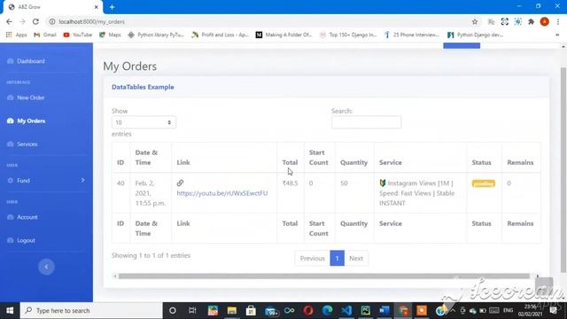 "ABZSocial" Social Media Service Provider Project using Django, Python смотреть онлайн