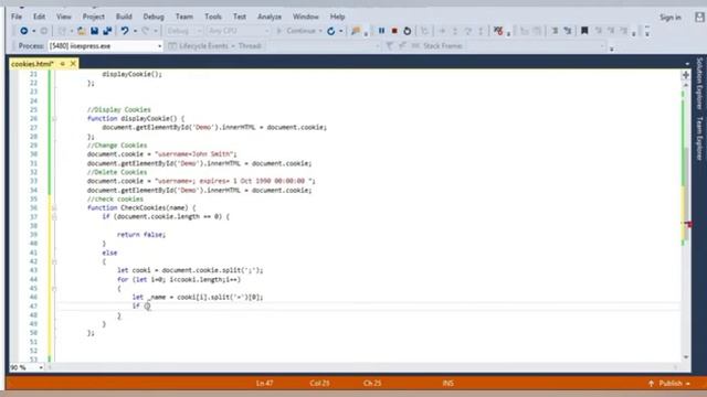 Everything about Cookies in JavaScript | Part-19 | Create, Change, expires and delete cookies смотреть онлайн