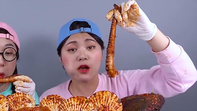 Spicy Seafood Boil Octopus Shrimp Cooking & Mukbang DONA