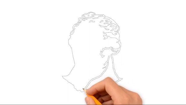How to draw "Alexander Hamilton Face" pencil drawing step by step смотреть онлайн