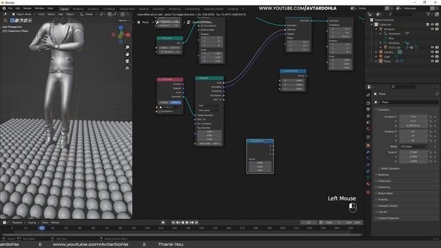 PART 02- Geometry Raycast Node- Blender Geometry Nodes Tutorial | Geometry Node Blender- Avtar Dohl смотреть онлайн