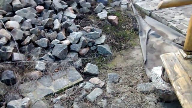 Отмостка булыжником смотреть онлайн