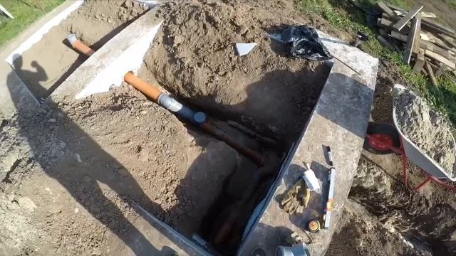 Баня, поэтапное строительство. #1 коммуникации смотреть онлайн