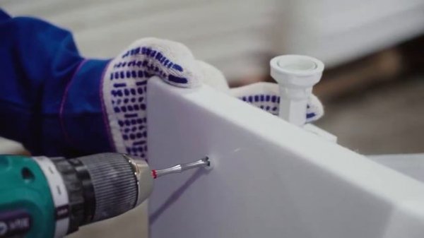 Монтаж каркаса к акриловой ванне Aquatek Дива из коллекции Ecofriendly