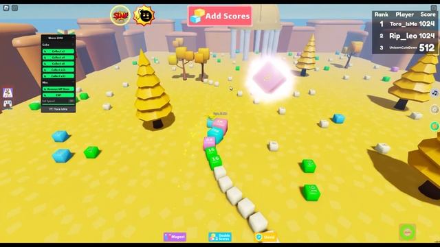 Roblox Worm 2048 Script - Collect Cube | Speed | Free VipZone смотреть онлайн