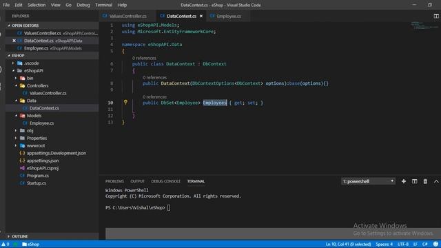 How to connect .net core web api application to sql server database | Part-4 смотреть онлайн