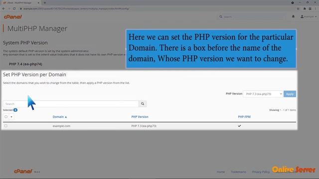 How to change the PHP version on your domain using cPanel with @OnliveServer смотреть онлайн