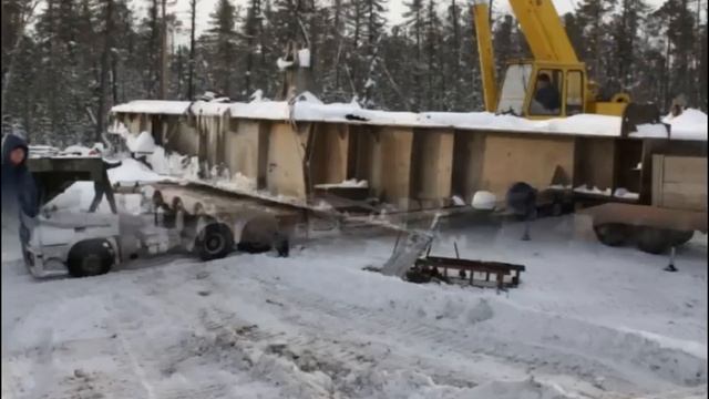 Перевозка буровой установки БУ3000 ЭУК смотреть онлайн