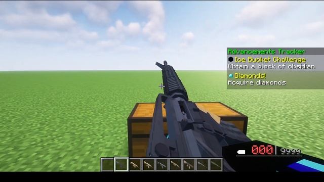 Minecraft Timeless and Classics Guns mod 0.3 Weapon Showcase with shaders. смотреть онлайн