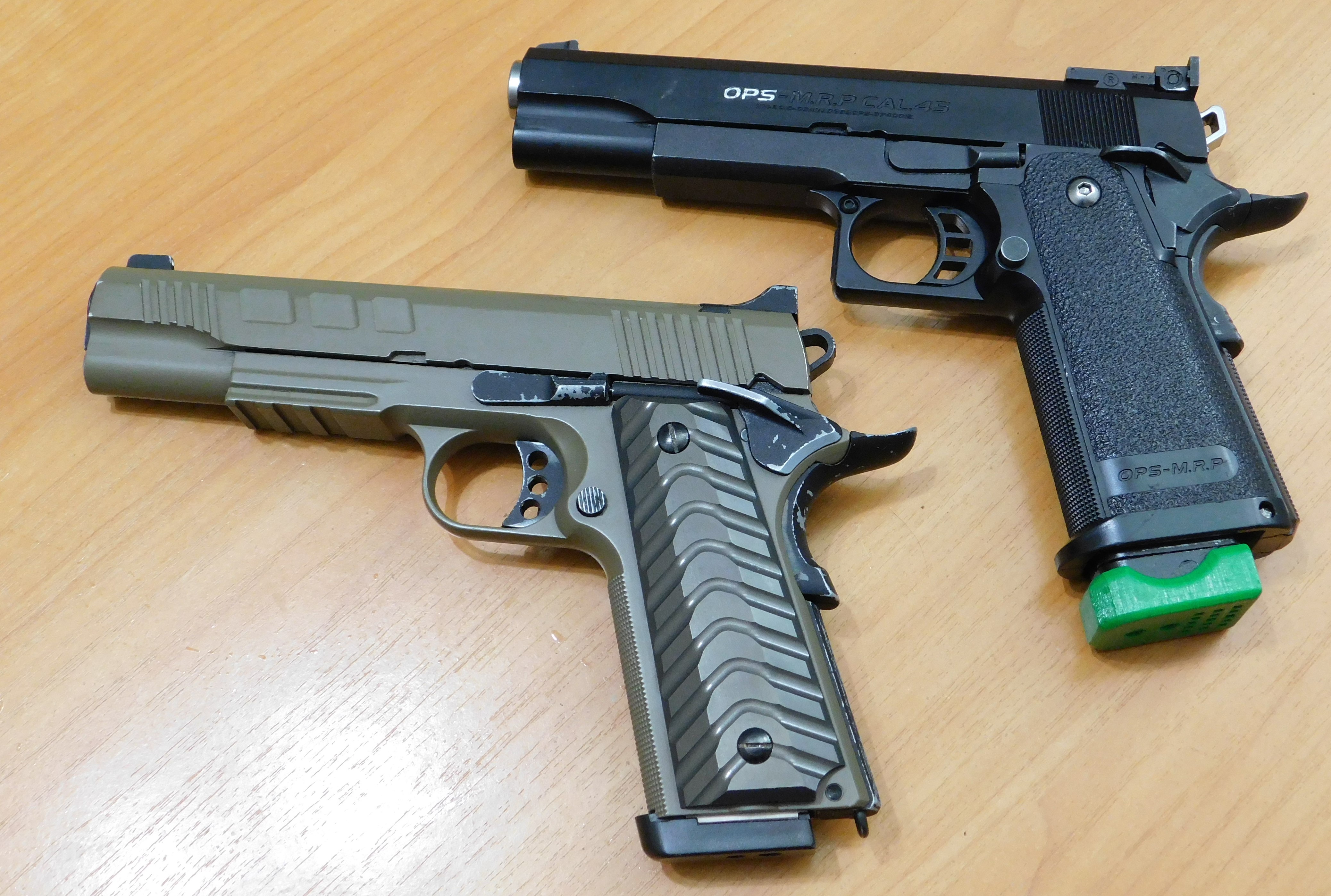 KJW Colt M45A и Tokyo Marui Hi-Capa. Сходства и различия. Совместимость узлов. Эксперимент смотреть онлайн