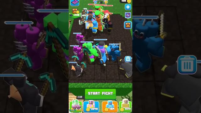 Merge Master Craft Runner: Funny Gameplay (iOS,Android) Part 6 - Merge Fight Warrior смотреть онлайн