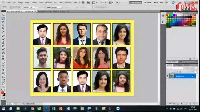 How to Crop and Straighten Multiple Photos in Photoshop смотреть онлайн