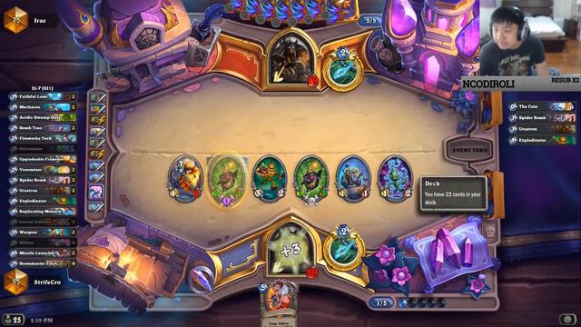 Bomb Hunter | HIGH LEGEND | Rise of Shadows | Hearthstone смотреть онлайн