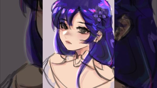 raiden shogun genshin impact speedpaint смотреть онлайн