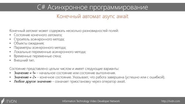 Как работает async/await? Асинхронные методы С#. C# Асинхронное программирование. смотреть онлайн