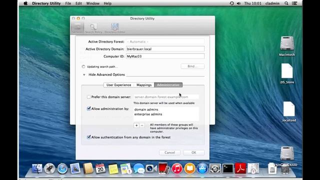 Login with an Active Directory User to a Mac OS X System смотреть онлайн
