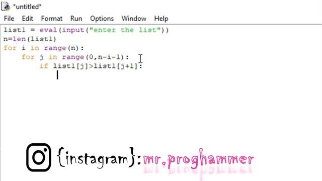 (6).Bubble Sort in Python for Students || programming code of bubble sort || MR.ProgHammer смотреть онлайн