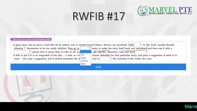 PTE Practice: Reading & Writing Blank #17 Solving Reading & Writing Fill in the Blanks for 2020 смотреть онлайн