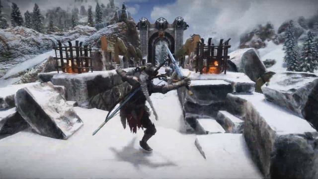 SKYRIM Dynamic Whirlwind Sprint Animation смотреть онлайн