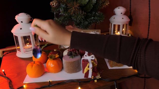 АСМР Оленёнок вернет Новогоднее настроение🎄🦌 | ASMR Christmas Fawn Looks After You
