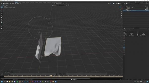 How to loop cloth simulations in BLENDER