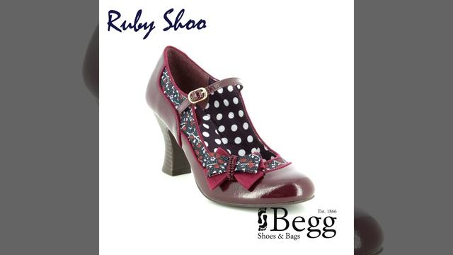Ruby Shoo Camilla 09237-81 Burgundy high-heeled shoes смотреть онлайн