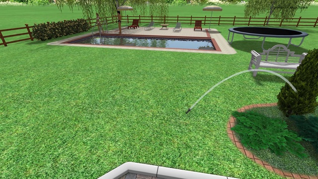 мой первый проект в Realtime Landscaping Architect 