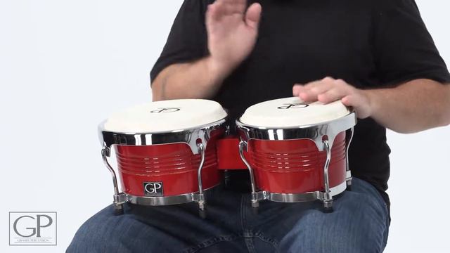 7 & 8 inch Bongo Set - Red Finish | Granite Percussion смотреть онлайн