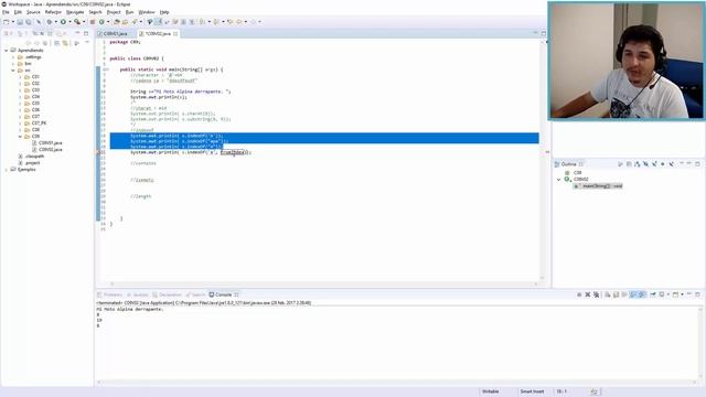 20170315 - Aprendiendo Java - C09V02 - CharAt | IndexOf | Contains | IsEmpty | Length смотреть онлайн