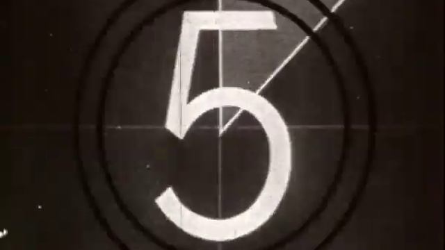 футаж в стиле ретро, старая пленка , обратный отсчет смотреть онлайн