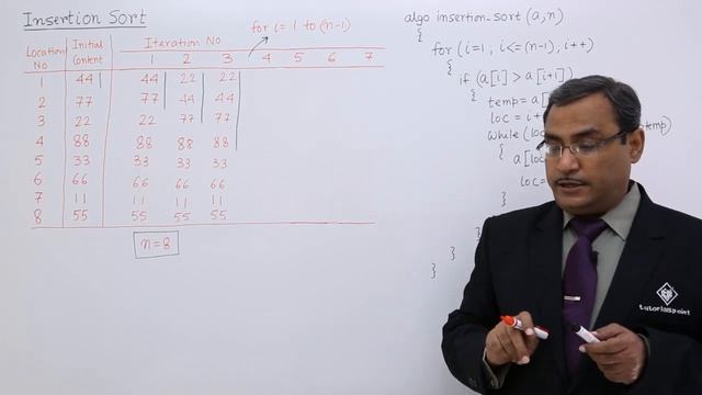 Insertion Sort смотреть онлайн