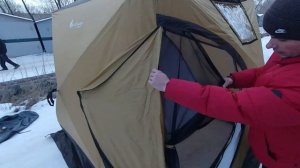 Обзор зимней палатки MirCamping 2019 240*240*190/220 см.