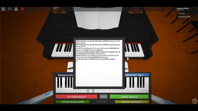 Roblox Piano Sheet-Beethoven Fur Elise смотреть онлайн