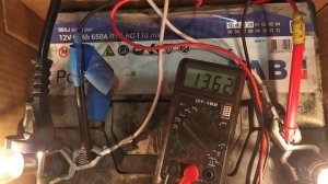 Восстановление аккумулятора с помощью зарядного устройства Кедр Авто - 10 в режиме десульфатации.