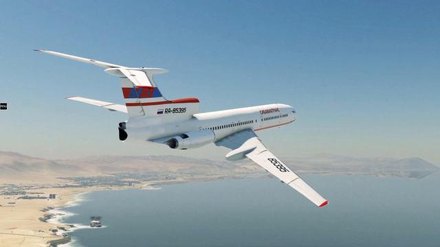 X-Plane 11 - Tupolev 154B2 - Special OPS: SCFA - SPHI смотреть онлайн