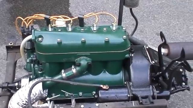 New Model T Engine in Test Stand смотреть онлайн
