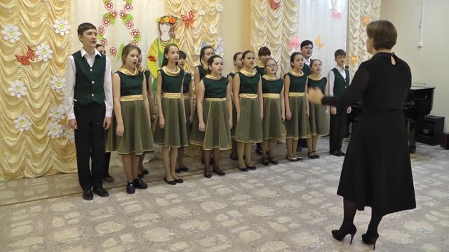 Хор старших классов ДШИ гп.Талинка Д.Шостакович "Хороший день" смотреть онлайн