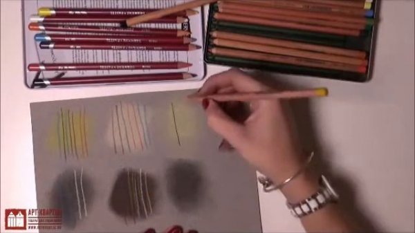 Сравнение пастельных карандашей Derwent и Faber-Castell