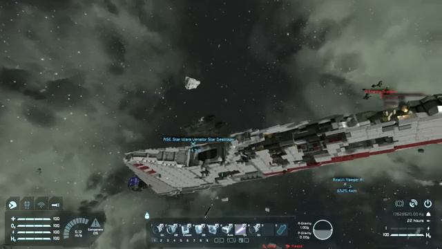 Venator Vs Venator [Star Wars Battles][Space Engineers]