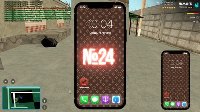 КАК ПОМЕНЯТЬ ОБОИ НА ТЕЛЕФОНЕ NAMALSK // NAMALSK RP // КАК ПОМЕНЯТЬ ОБОИ смотреть онлайн