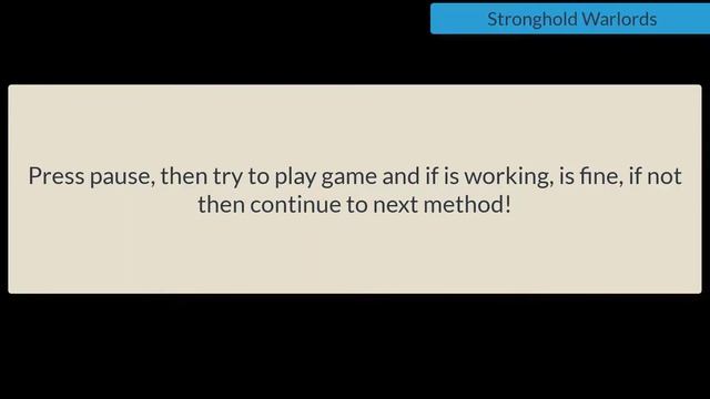 Stronghold Warlords errors on Windows 10 Fix Solutions No Sound смотреть онлайн