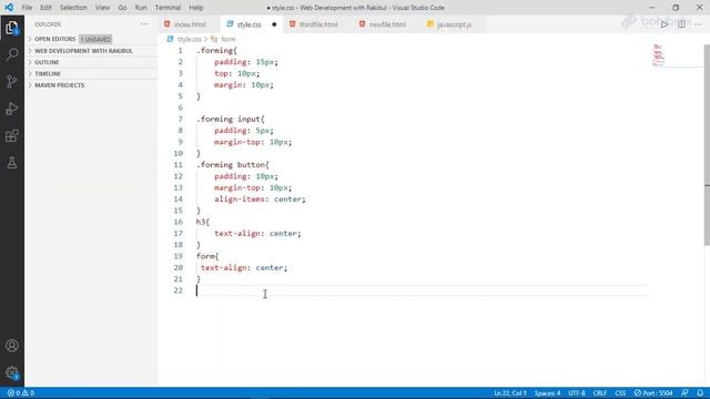 2.3-HTML FORM INPUT | HTML5, CSS3 & Bootstrap 4 For Web Development | Bohubrihi смотреть онлайн